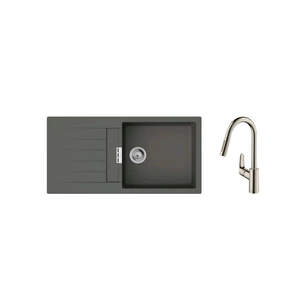 Мийка кухонна Hansgrohe S520-F480 + зміш. Focus M41 (43358800) зображення 1