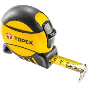 Рулетка Topex сталева стрічка 5 м x 19 мм (27C395) зображення 1