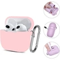 Чохол для навушників BeCover Silicon для Apple AirPods (3nd Gen) Pink (707185) - зменшене зображення 3