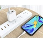 Зарядний пристрій Denmen 2xUSB 2.4A white (DM-DC05-WH) - зменшене зображення 5