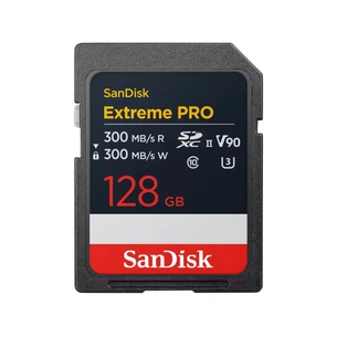 Карта пам'яті SanDisk 128GB SD class 10 UHS-II U3 V90 Extreme Pro (SDSDXDM-128G-GN4IN) зображення 1