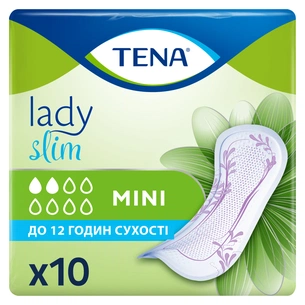 Урологічні прокладки Tena Lady Slim Mini 10 шт. (7322540984705/7322540853254) зображення 1