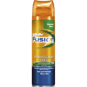Гель для гоління Gillette Fusion ProGlide Охолоджуючий 200 мл (7702018089864) зображення 1