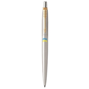 Ручка кулькова Parker JOTTER 17 UKRAINE SS GT BP Прапор жовто-синій (16032_T008c) зображення 1