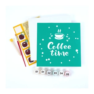 Картина по номерам Rosa Coffee Time, 20 х 20 см (4823098540700) изображение 1
