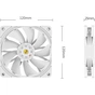 Кулер до корпусу PcCooler P120 PRO White - зменшене зображення 8