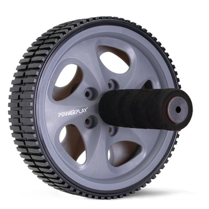Ролик для преса PowerPlay Exercise Wheel Сірий (PP_4345) зображення 1