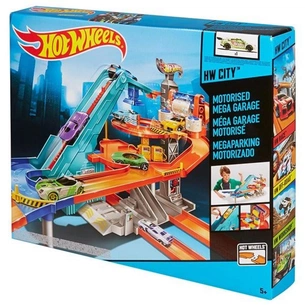 Автотрек Hot Wheels Моторизований мегагараж (BGJ18) зображення 1