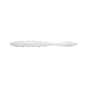 Силікон рибальський FishUP Scaly Fat 3.2" 009 - White, cheese taste (8шт/уп) (1864.06.07) - зменшене зображення 1