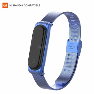 Ремінець до фітнес браслета Armorstandart Milanese Band для Xiaomi Mi Band 4/3 Blue (ARM55038) зображення 1