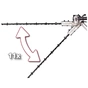Кущоріз Einhell телескопічний GC-HC 90/2046 T, 900Вт, набір з 2 насадок (4501290) - уменьшенное изображение 7