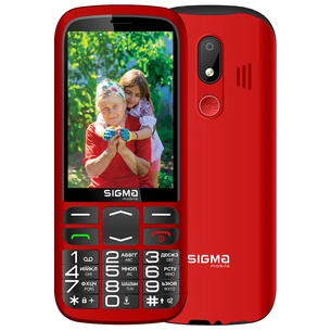 Мобільний телефон Sigma Comfort 50 Optima Type-C Red (4827798122327) зображення 1
