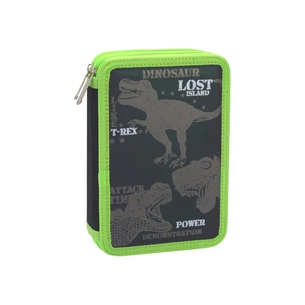 Пенал Cool For School 2 відділення з відворотами Чорний (CF87271) зображення 1