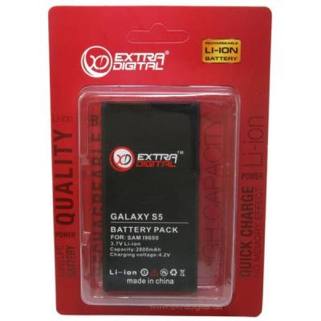 Акумуляторна батарея Extradigital Samsung GT-i9600 Galaxy S5 (2800 mAh) (BMS1152) - picture 6