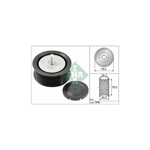 Ролик натягувача ременя INA 532 0800 10 зображення 1