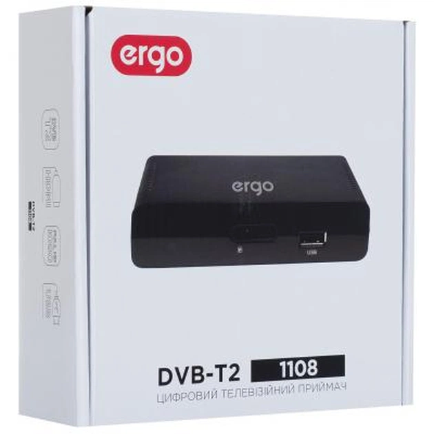 ТВ тюнер Ergo 1108 (DVB-T, DVB-T2) (STB-1108) - picture 10