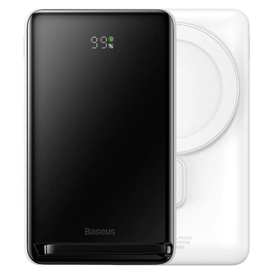 Батарея універсальна Baseus Magnetic Bracket 10000mAh 20W, White (PPCXZ10) (PPCX000002) зображення 1
