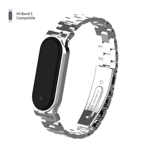 Ремінець до фітнес браслета Armorstandart Metal Band для Xiaomi Mi Band 5 Silver (ARM56862) зображення 1