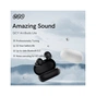 Навушники QCY Arc Buds Lite T27 Midnight Black (1006571) - зменшене зображення 7