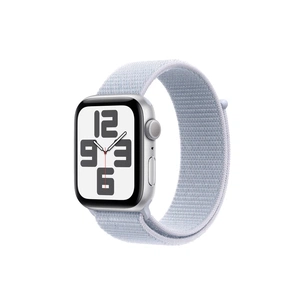 Смарт-годинник Apple Watch SE 2024 GPS 44mm Silver Aluminium Case with Blue Cloud Sport Loop (MXET3QH/A) зображення 1
