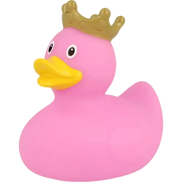 Игрушка для ванной Funny Ducks Утка Розовая в короне (1926) - изображение 1