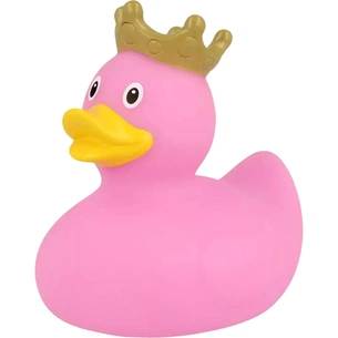 Игрушка для ванной Funny Ducks Утка Розовая в короне (1926) изображение 1