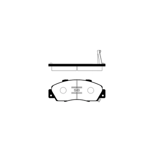 Гальмівні колодки HI-Q SP1076-F зображення 1