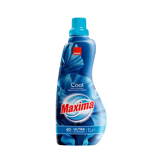 Кондиціонер для білизни Sano Maxima Cool Суперконцентрований пом'якшувач 1 л (7290102992867) - зображення 1