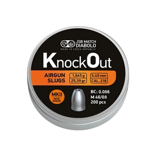 Пульки JSB Diabolo KnockOut Slugs MKII 216 (546222-200) зображення 1