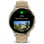 Смарт-годинник Garmin Venu 3S, Fr. Gray + Soft Gold, Leather, GPS (010-02785-55) - зменшене зображення 7