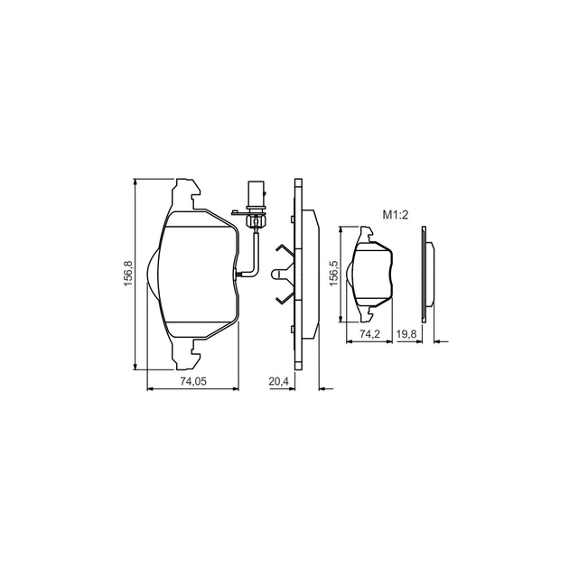 Гальмівні колодки Bosch 0 986 495 241 - picture 7