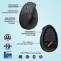 Мишка Logitech Lift Left Vertical Ergonomic Wireless/Bluetooth Graphite (910-006474) - зменшене зображення 6