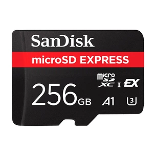Карта пам'яті SanDisk 256GB microSDXC class 10 UHS-I U3 A1 Express (SDSQXFN-256G-GN4NN) зображення 1