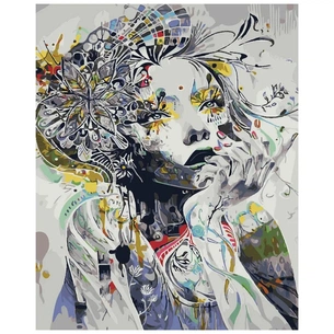 Картина по номерам Strateg Поп-арт думки 40х50 см (SY6254) зображення 1