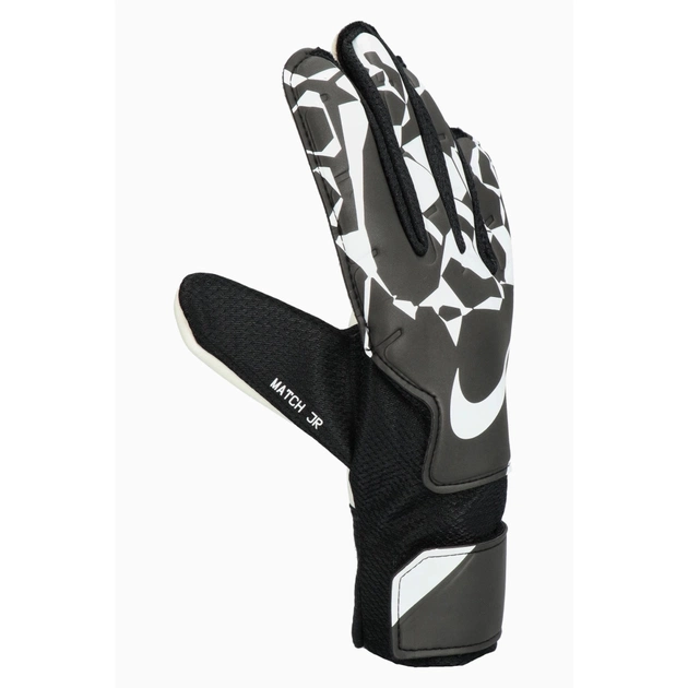 Воротарські рукавиці Nike NK GK MATCH JR - HO24 (HQ0258-010) дит 6 (17.6 см) Чорно/білі (197600447523) - picture 2