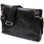 Сумка Grande Pelle Шкіряна чоловіча Чорна (11437) - зменшене зображення 2