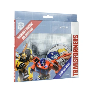 Підкладка настільна Kite силіконова розмальовка Transformers, 30х40см (TF22-424) зображення 1