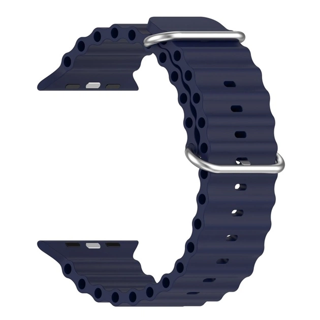 Ремешок для смарт-часов Armorstandart Ocean Band для Apple Watch 49/46/45/44/42 (Series 1-3) Deep Blue (ARM74245) - изображение 1