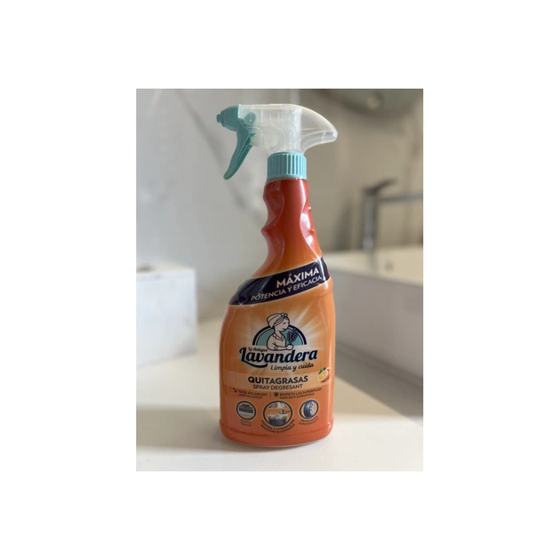 Спрей для чищення кухні La Antigua Lavandera Для видалення жиру Цитрус 750 мл (8437014202441) - picture 4