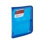 Папка на блискавці Axent об'ємна B5 550 мкм Прозора Синя (1802-22-A) - зменшене зображення 1