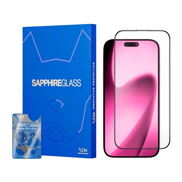 Стекло защитное iLera Sapphire Ultra Glass 2.0 iPhone 17 Air (ILSPDLPL17AIR) - изображение 1