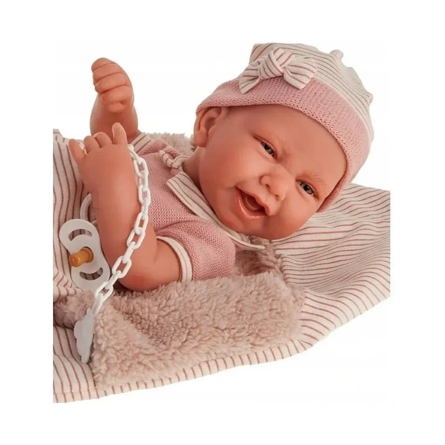 Пупс Antonio Juan Карла в ковдрі з м'яким вініловим тілом 42 см (5081) - picture 4