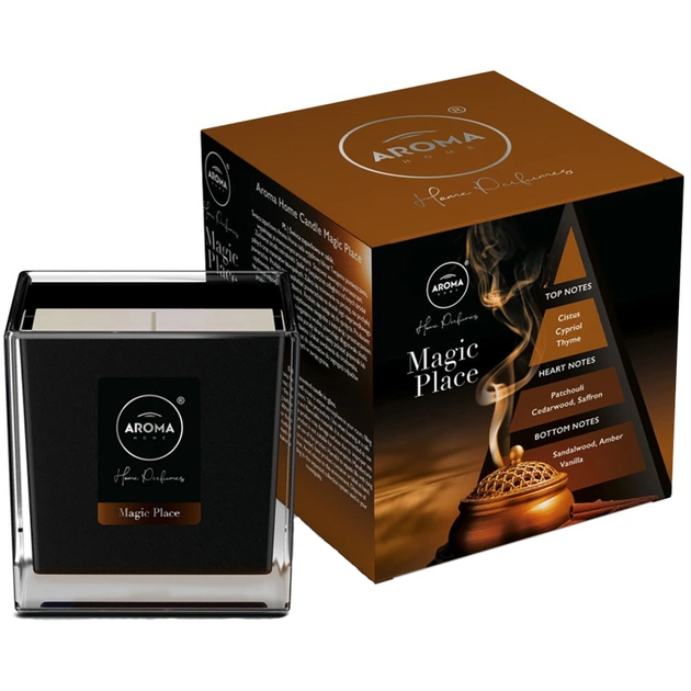 Ароматична свічка Aroma Home Black Series Magic Place 155 г (5902846835110) - зображення 1