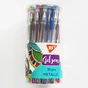 Ручка гелева Yes Metallic 15 кольорів (420428) - зменшене зображення 1