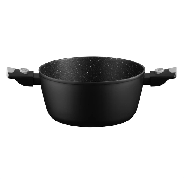 Кастрюля Ardesto Gemini Bari, 3.9л, алюміній, чорний (AR1939AC) - изображение 3