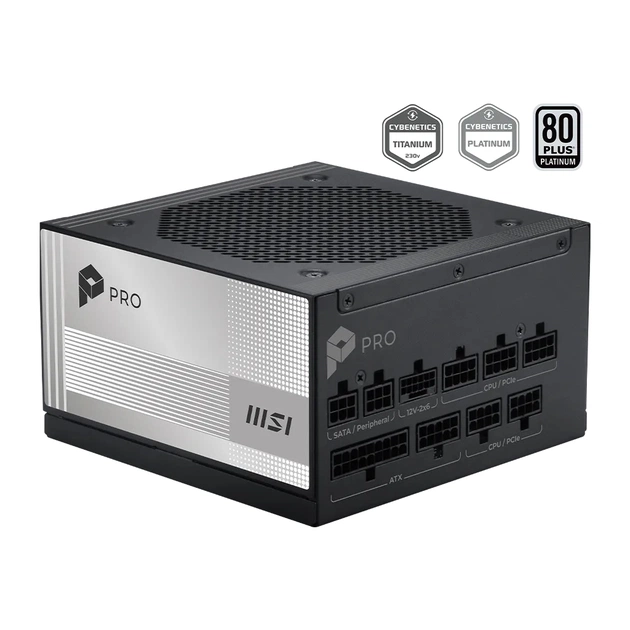 Блок живлення MSI 1000W (PRO A1000PL PCIE5) - зображення 1
