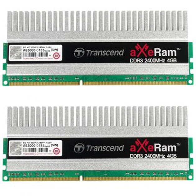 Модуль пам'яті для комп'ютера DDR3 8GB (2x4GB) 2133 MHz Transcend (TX2133KLN-8GK) - зображення 1