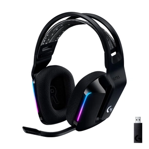Навушники Logitech G733 Lightspeed Wireless RGB Gaming Headset Black (981-000864) зображення 1