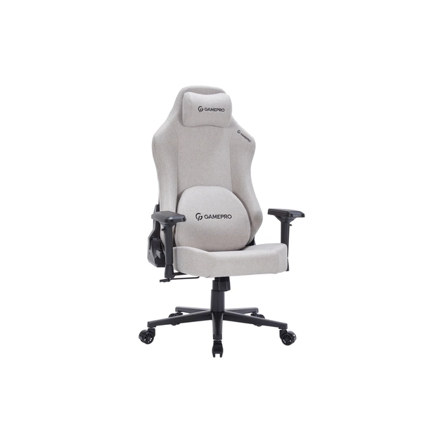 Крісло ігрове GamePro FGC750LG Size L Fabric Light Gray (FGC750LG) - зображення 1