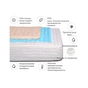 Наматрацник MirSon Royal Pearl тенсел (Modal) Waterproof Aloe Vera 319/3 80x190 см (2200000374615) - зменшене зображення 2